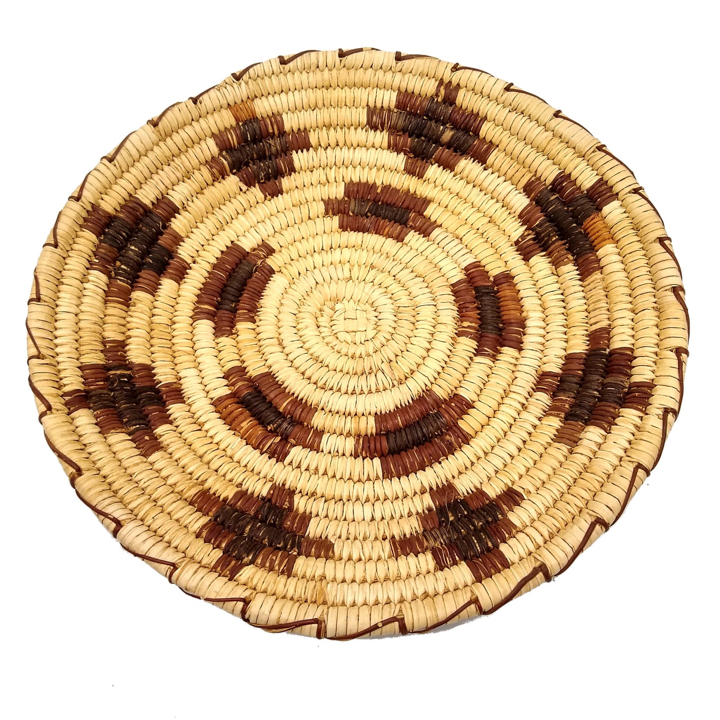 Vintage "coyote tracks" 60s Tohono O'odham Basket