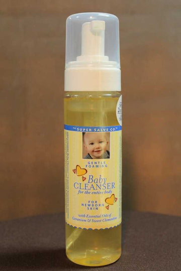 Gentle Foaming Baby Cleanser 5 oz Pump  - The Super Salve Co.