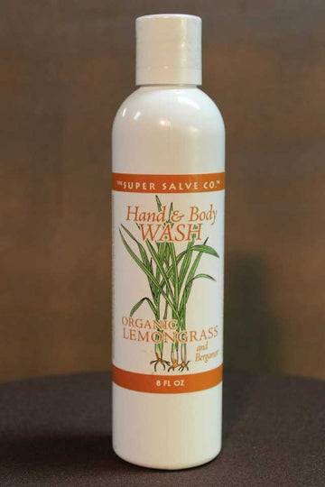 Lemongrass Hand & Body Wash - 8 oz  - The Super Salve Co.