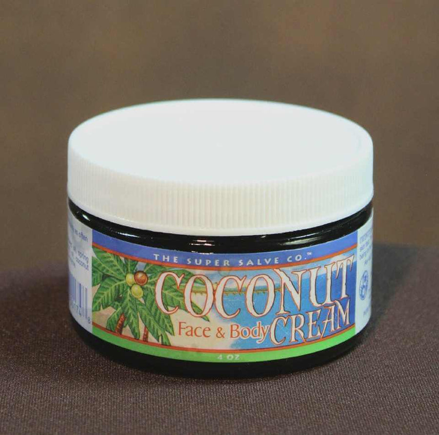 Coconut Cream for Face and Body 4 oz. jar from The Super Salve Co.