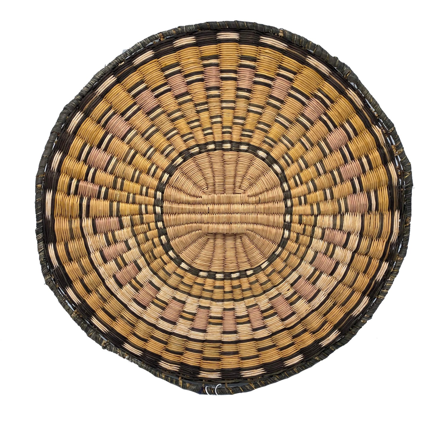 Vintage Hopi Yungyupa Hopi Plaque Basket
