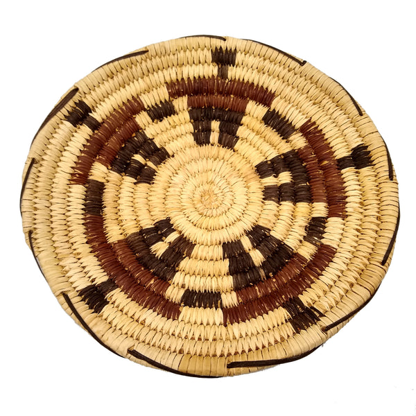 Vintage 60s Rare Tohono O'odham basket "After the Saguaro Harvest"
