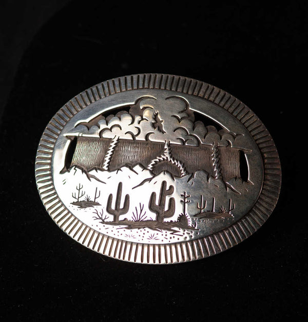 Desert Landscape Belt Buckle - Rick Manuel
