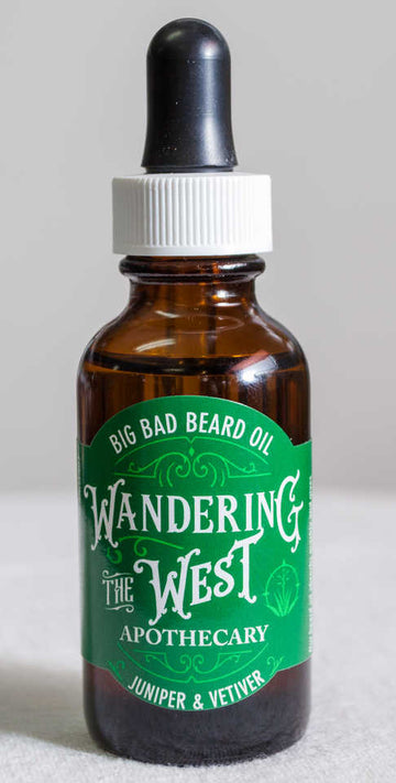 Juniper & Vetiver Big Bad Beard Oil - 1oz  - Wandering The West