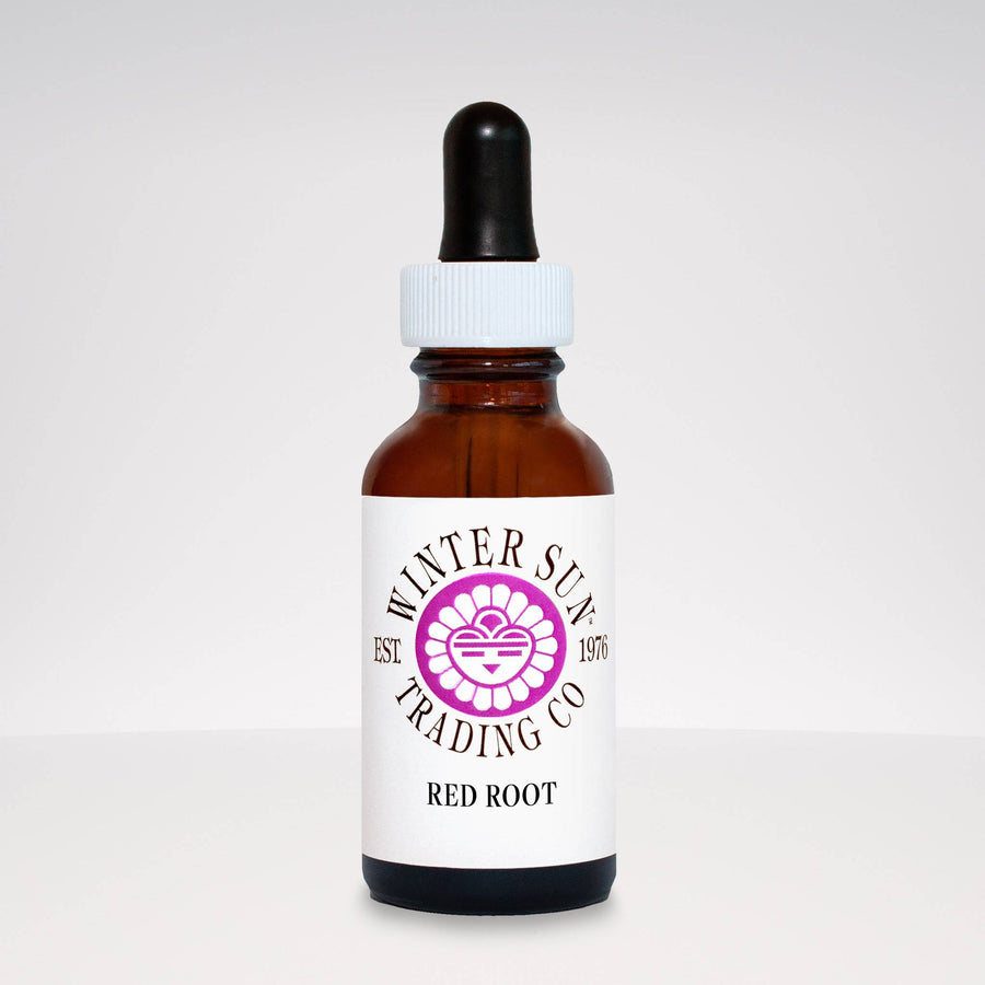 Red Root herbal tincture 1 oz. - Winter Sun Trading Co.