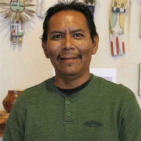 Rick Manuel Hopi carver renowned for his Katsina doll carvings