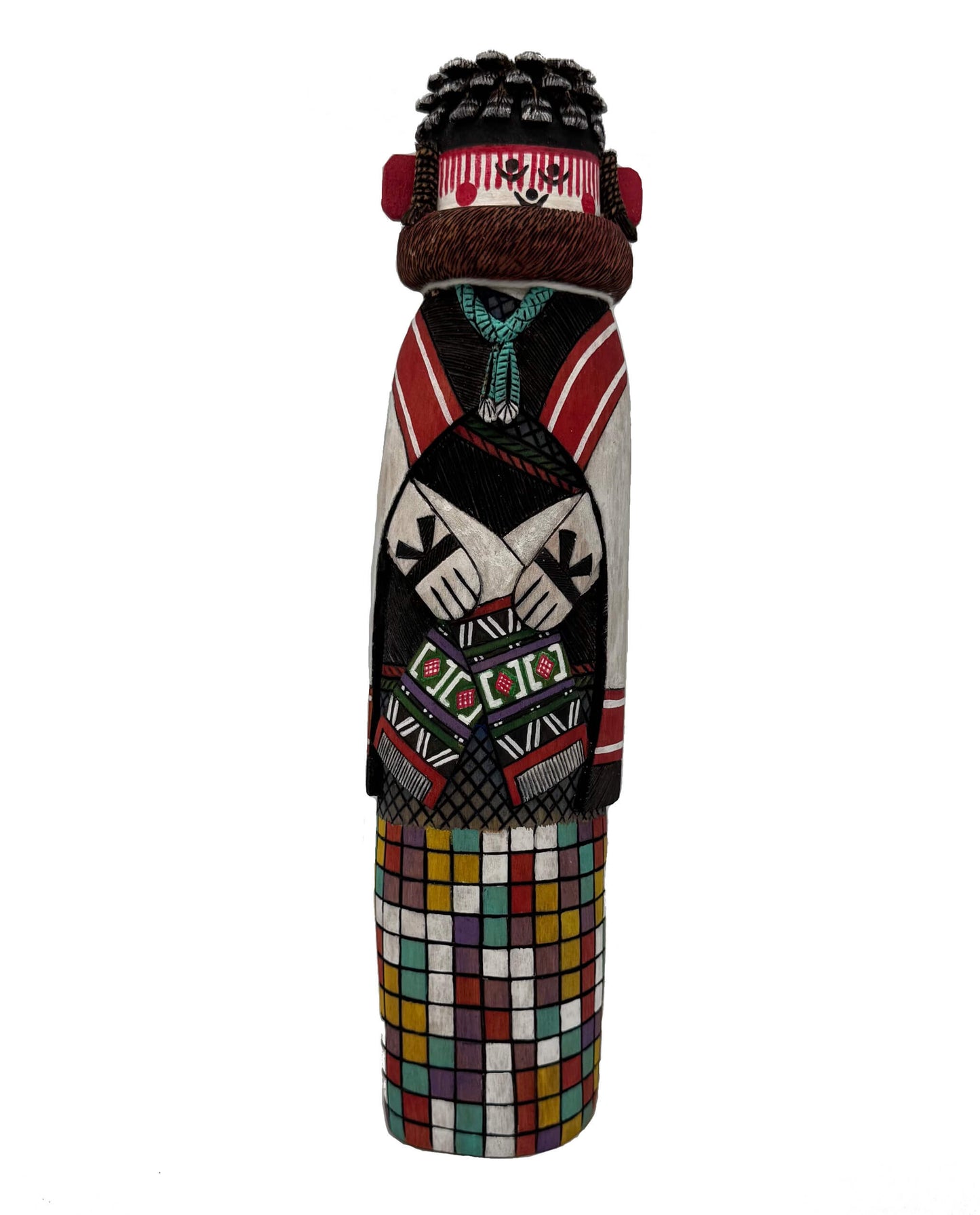 Colorful Hahai-i Wuhti Doll by Samuel Pahona