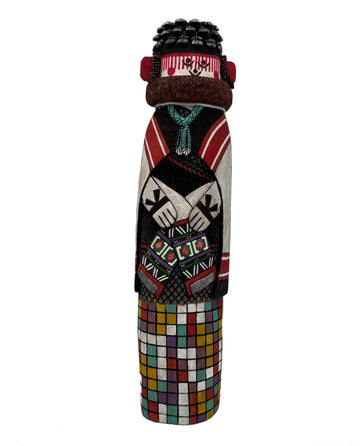 Colorful Hahai-i Wuhti Doll by Samuel Pahona