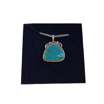 Beautiful Blue Turquoise Pendant by Ben Riggs