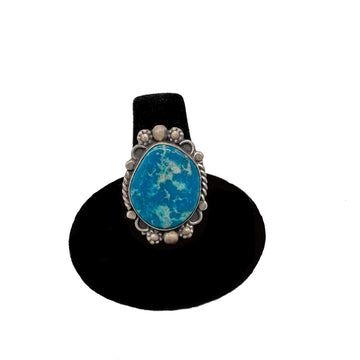 Kingman Turquoise Ring by Tony Chino