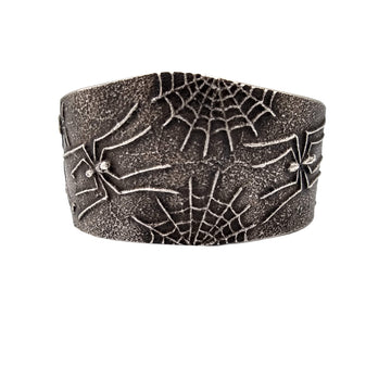 Tufa Cast Spider Cuff Bracelet by Antone Honanie