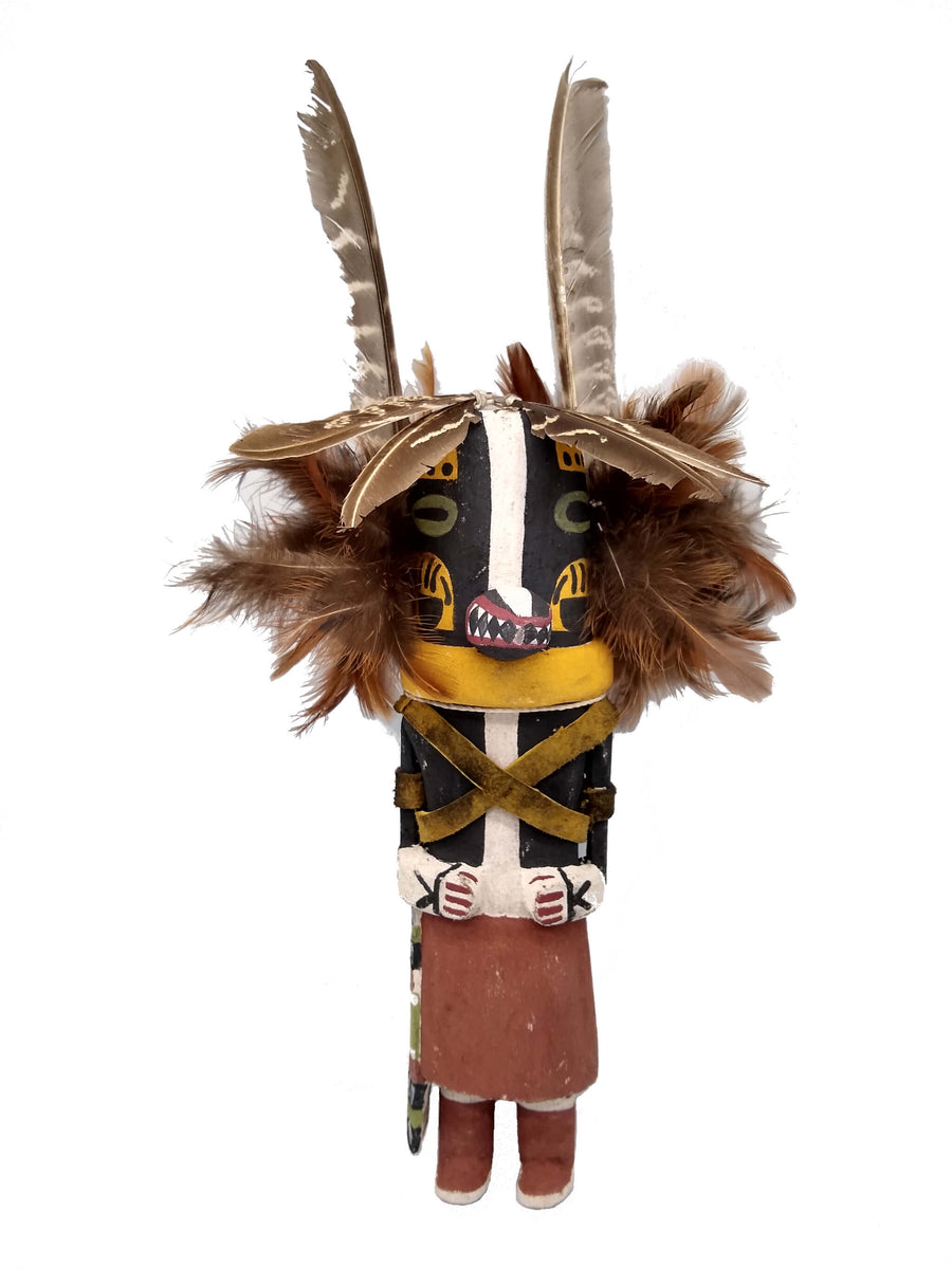 Badger Kachina Doll by Philburt Honanie