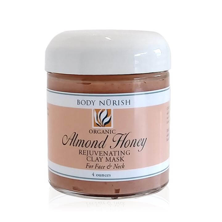 Body Nurish Almond Honey Clay Mask 4oz. - Body Nurish