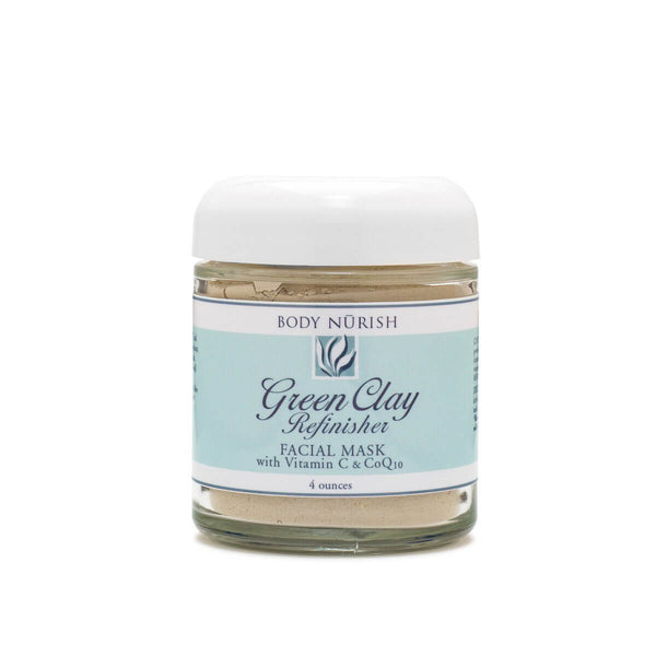 Body Nurish Green Clay Refinisher Mask- 4 oz.