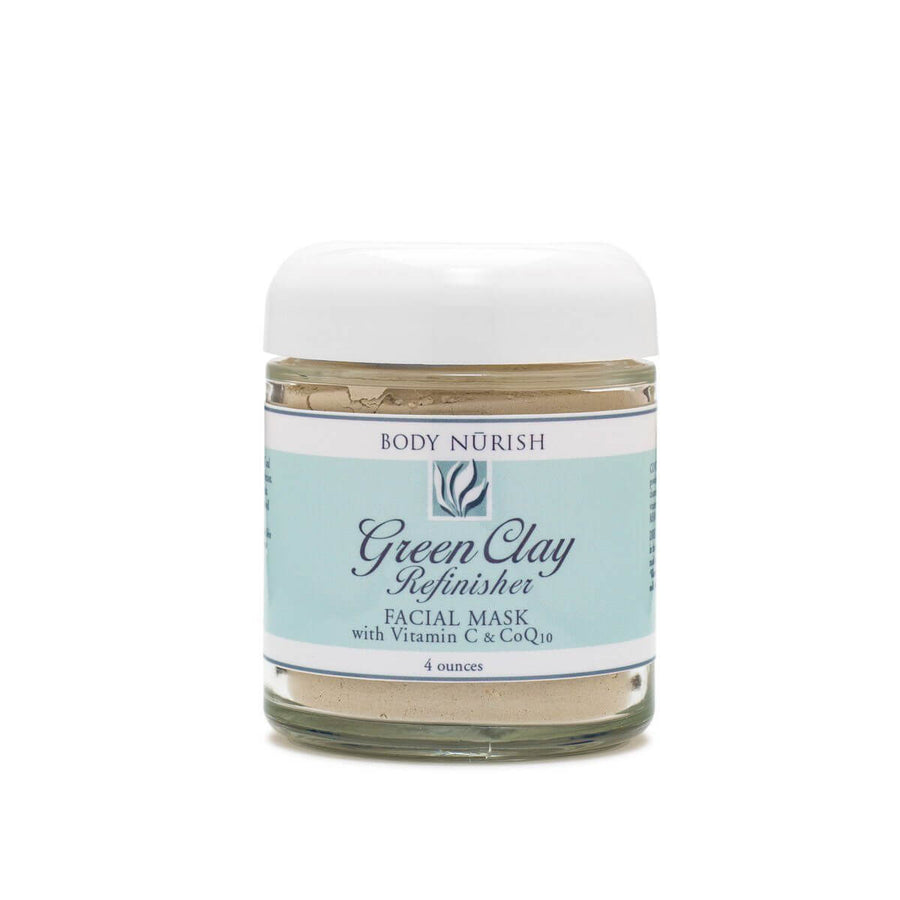 Body Nurish Green Clay Refinisher Mask- 4 oz.