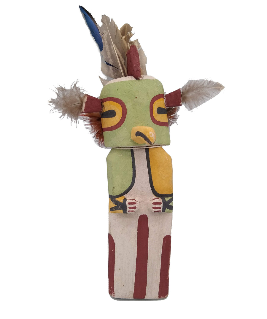 Chicken Kachina Doll by Philburt Honanie