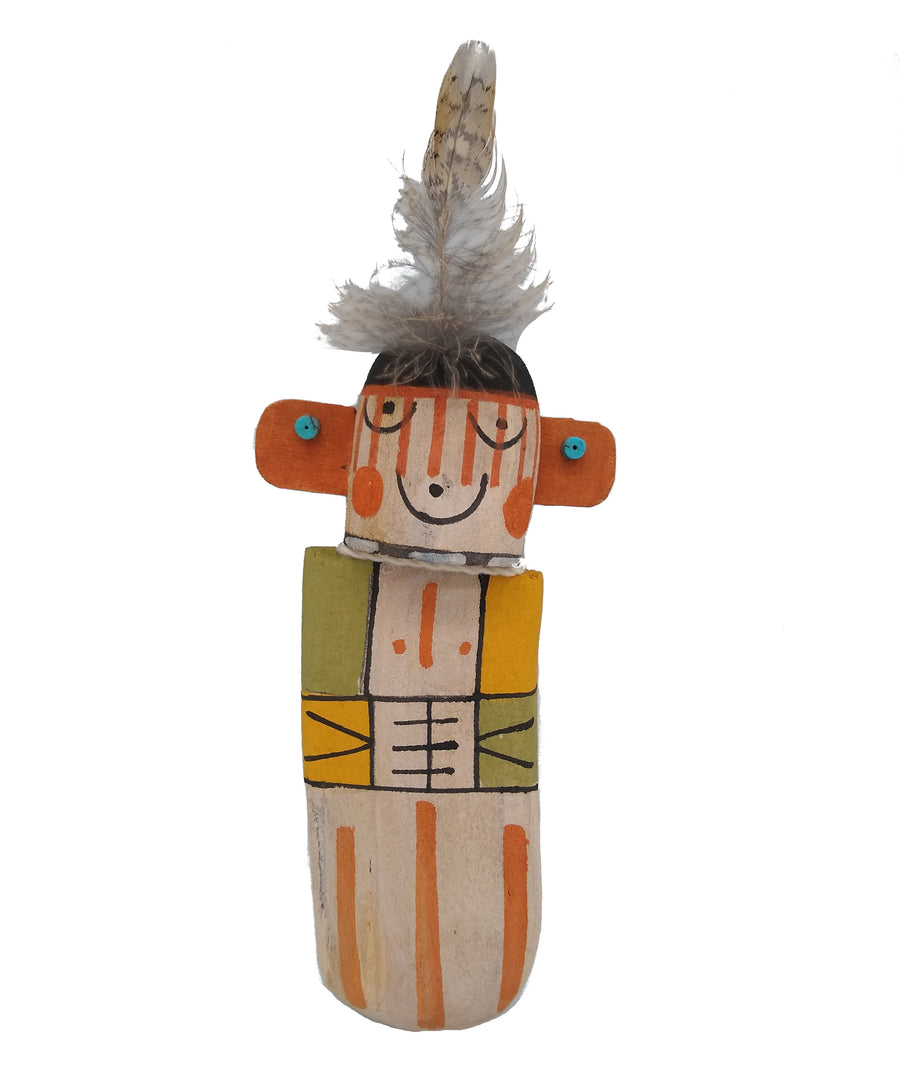 Happy Grandmother Kachina Doll by Carl Nequatewa