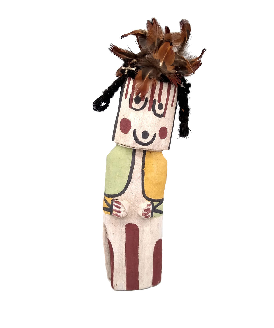 Happy Grandmother (Ha Hai-i Wuhti) Kachina Doll by Philburt Honanie