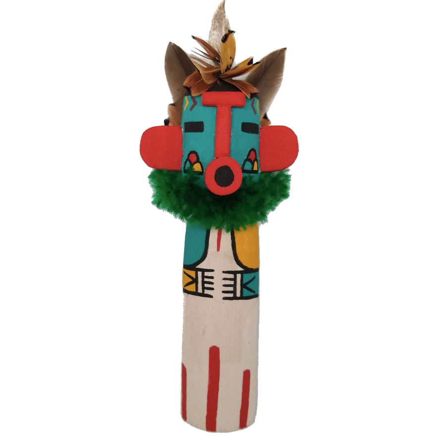 Colorful Hey Heya Kachina Doll by Farron Nequatewa