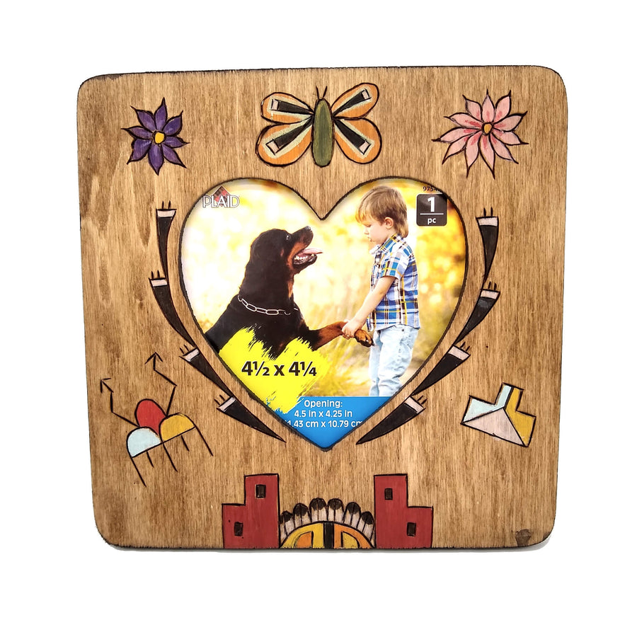Hopi Design Heart Frame