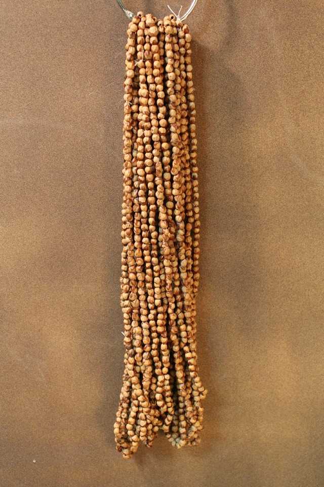 Cedar/Juniper Berry Necklace-plain, Ghost Beads  - Winter Sun Trading Co.