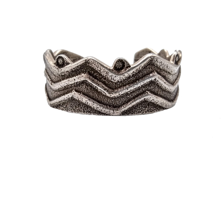 Tufa Cast Sterling Silver Bracelet by Jonah Hill