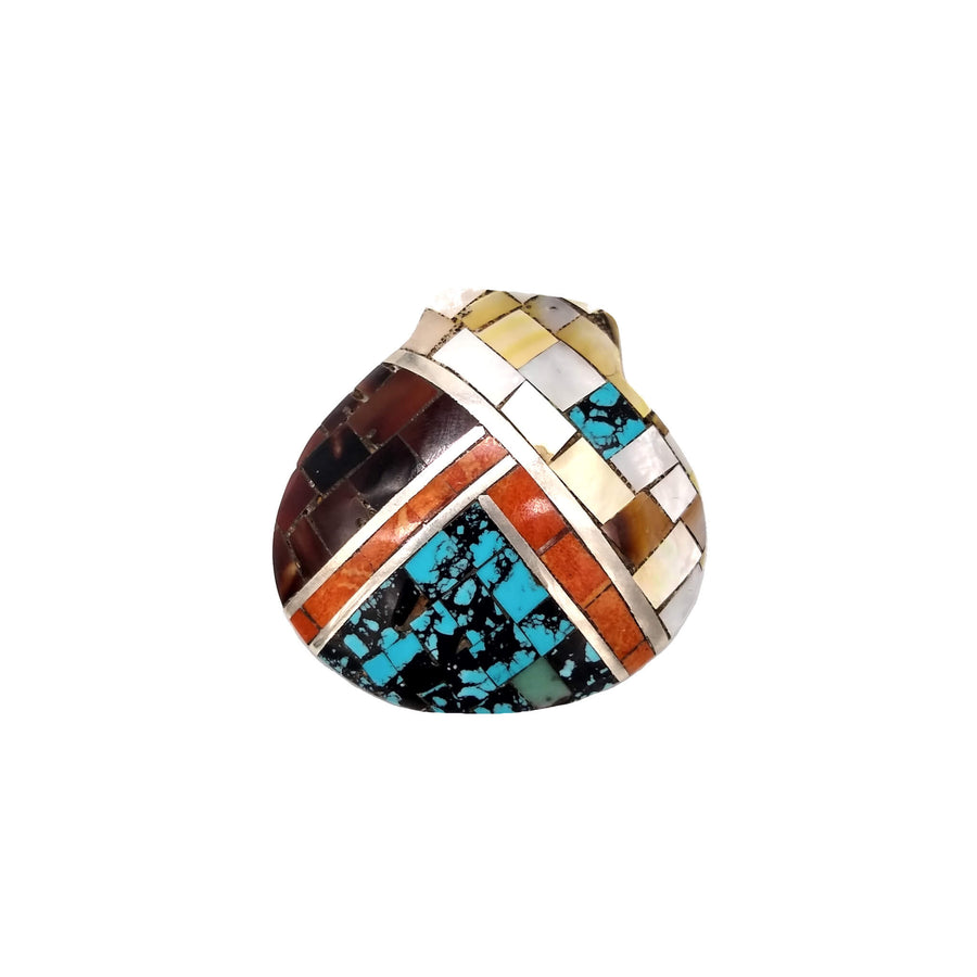 Mosaic Shell Pendant by Mary Lavato