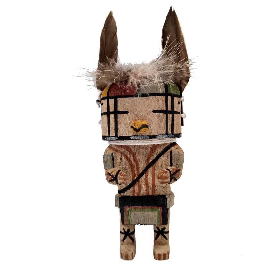 Miniature Kisa or Night Hawk Kachina Doll by Kevin Quanyumptewa