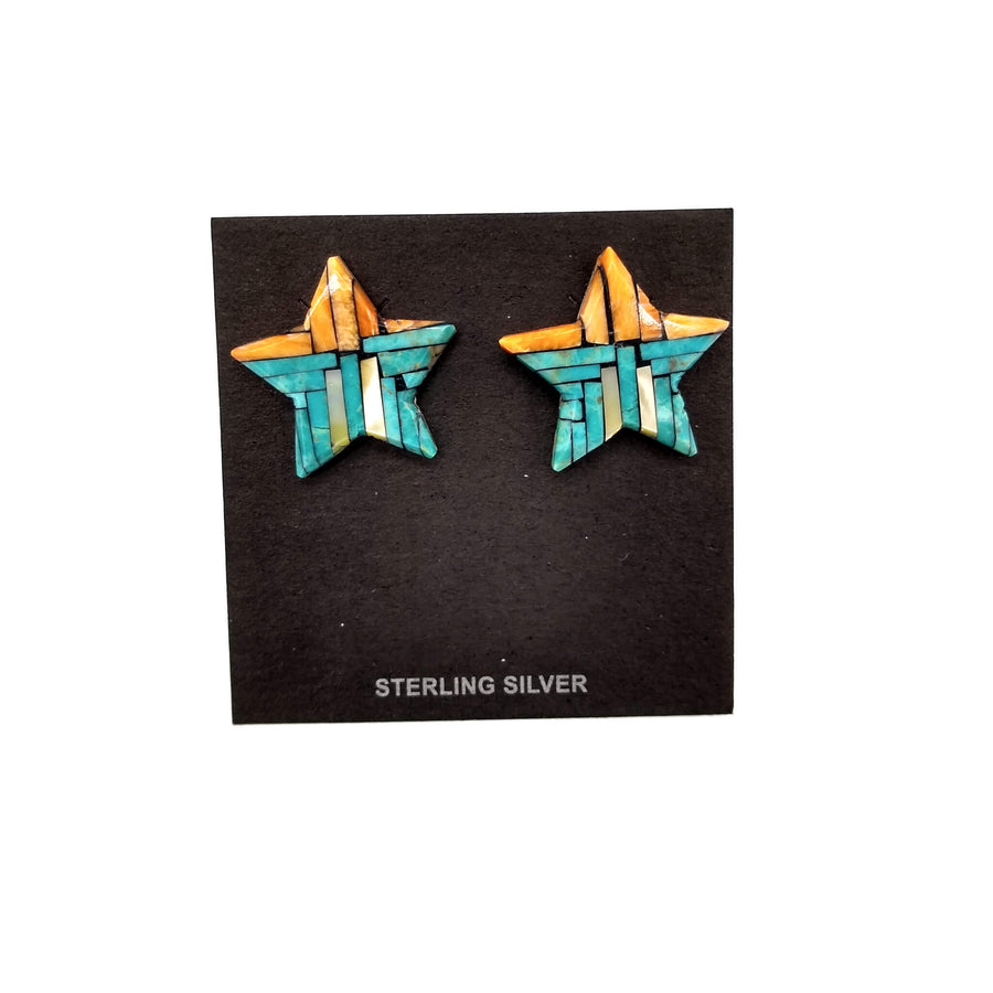 Mosaic Star Earrings