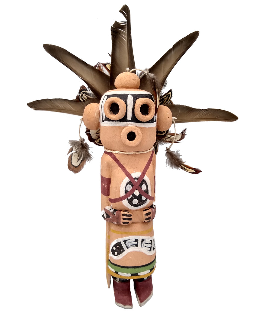 Mudhead Kachina Doll by Philburt Honanie
