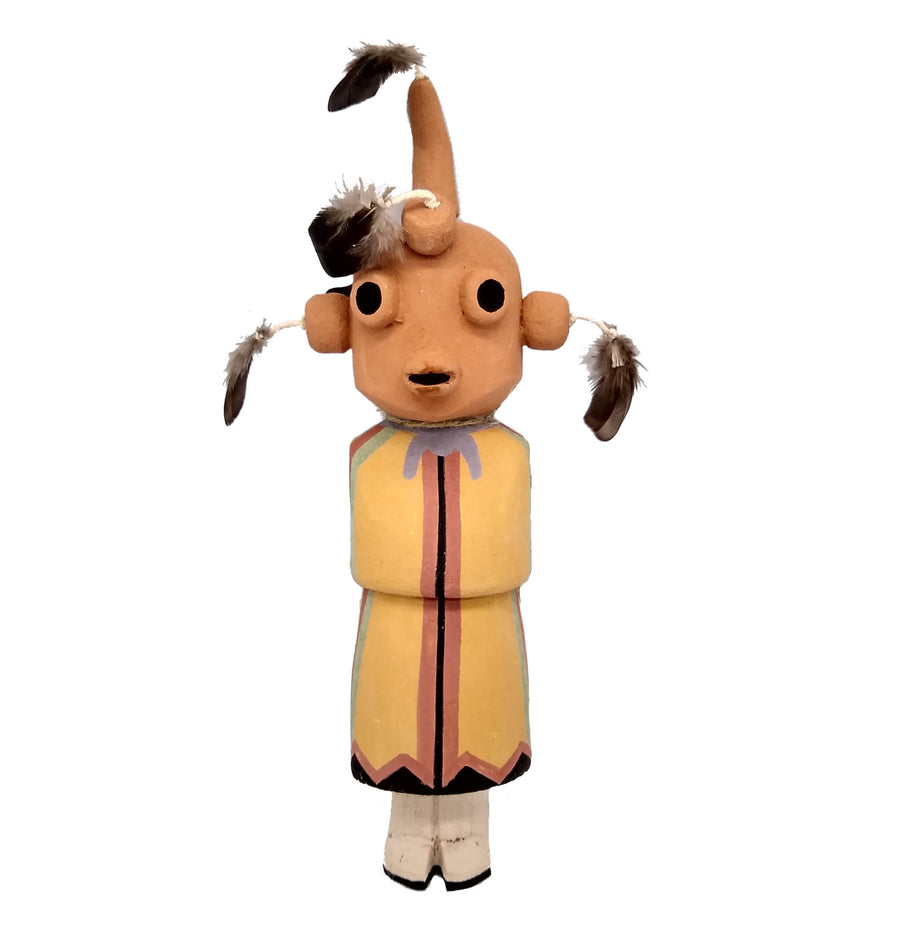 Mudhead Kachina Doll by Mitchell Satala