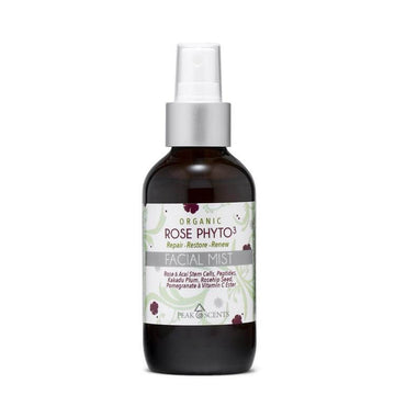 Organic Rose Phyto Facil Mist against a white backgrounds