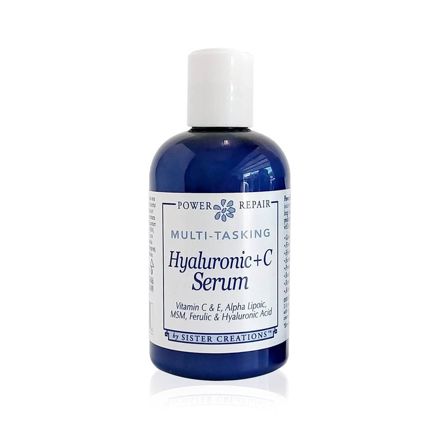 Power Repair Hyaluronic + C Serum 4 oz. squeeze bottle by Sister Creations 