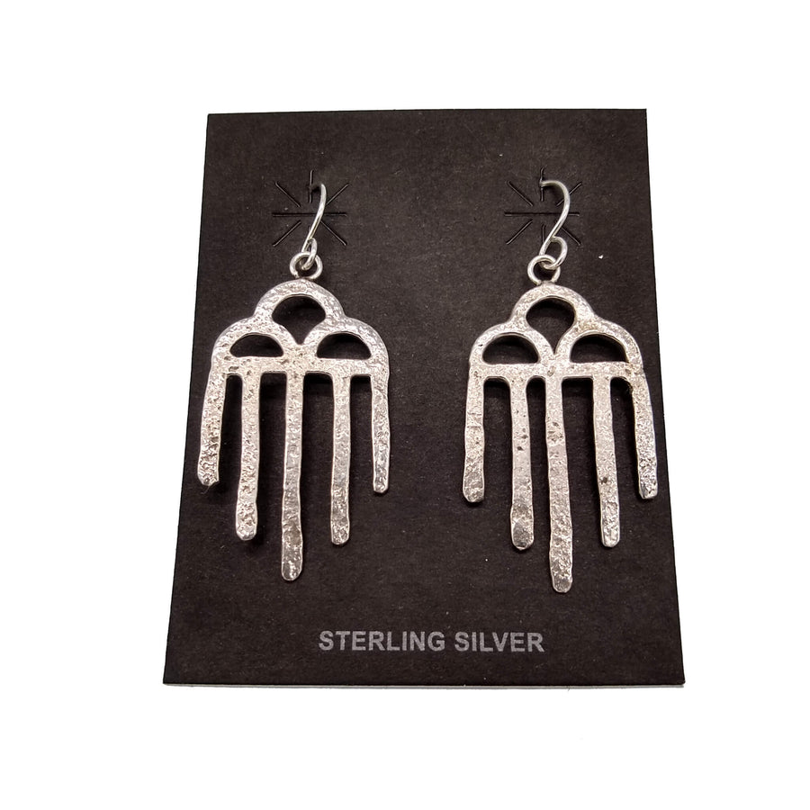 Rain Cloud Sterling Silver Earrings
