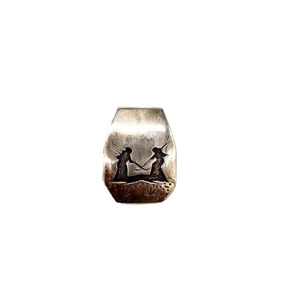 Sterling Silver "Toka" Pendant by Rick Manuel