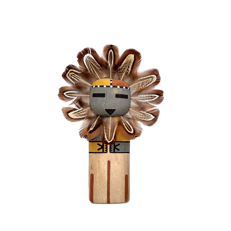 Sun Face Kachina Doll
