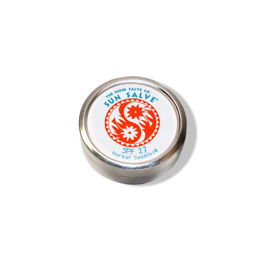 Sun Salve SPF 27 Herbal Sunblock .5 oz. Tin Container. from The Super Salve Co.