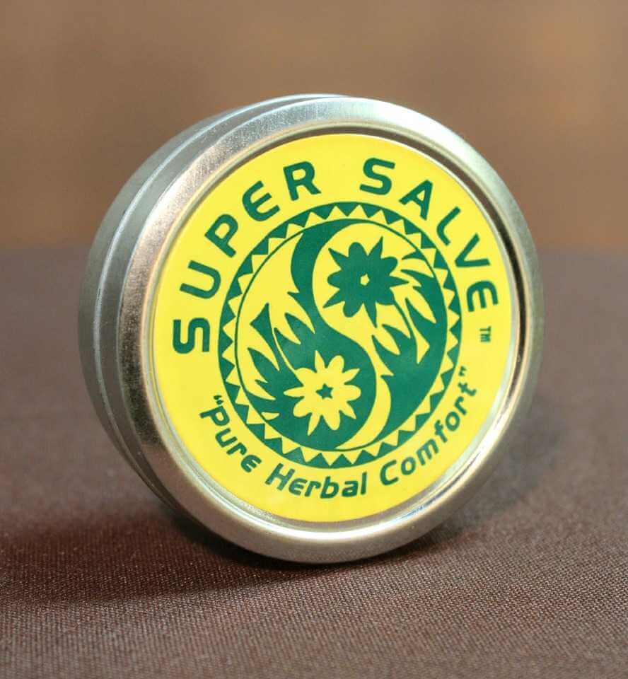 A Super Salve 1.75 oz. tin of original super salve balm at Winter Sun