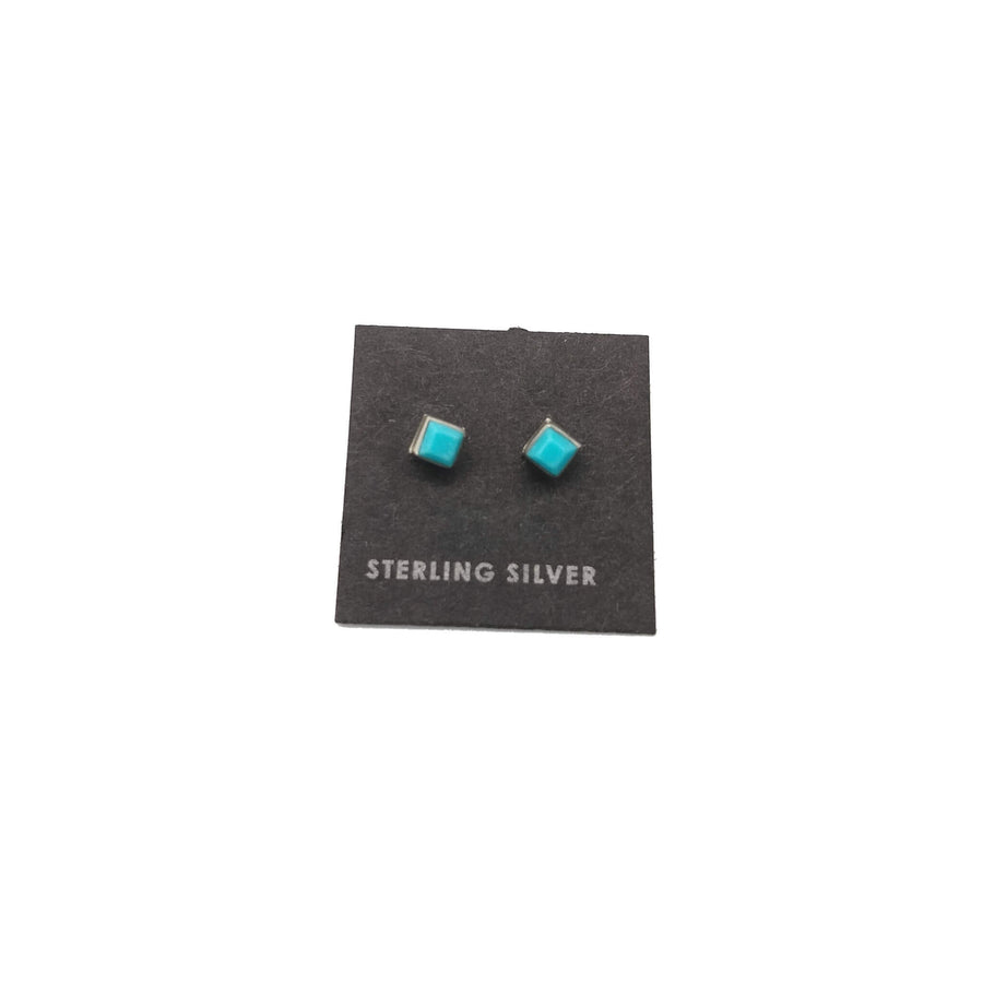 Tiny Turquoise Earrings