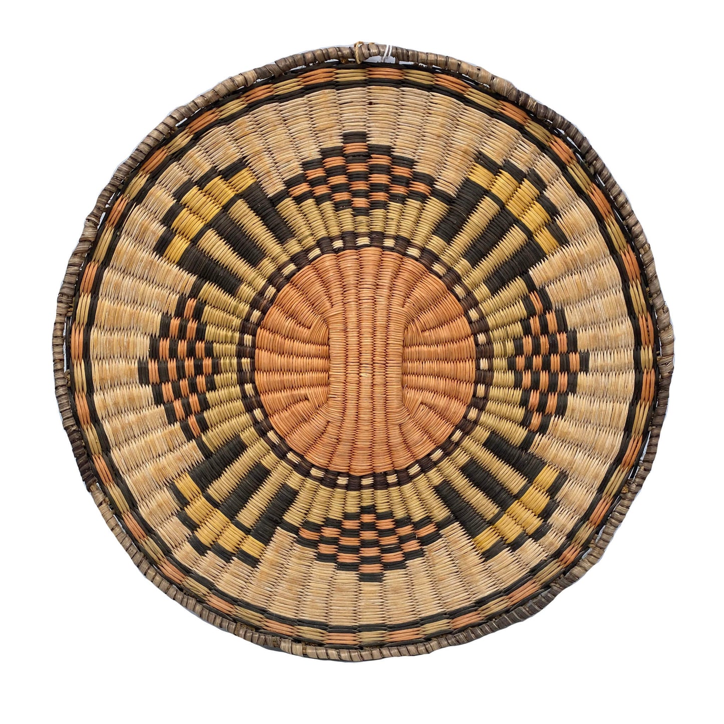 Vintage Hopi Yungyupa Hopi Plaque Basket