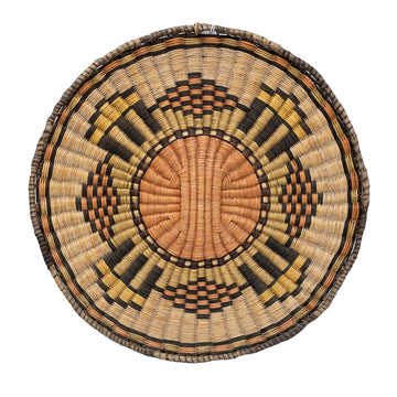 Vintage Hopi Yungyupa Hopi Plaque Basket