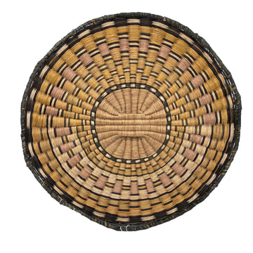 Vintage Hopi Yungyupa Hopi Plaque Basket