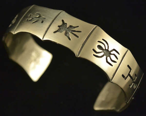 Bamboo Hopi Emergence bracelet  - Jason Hoyungowa