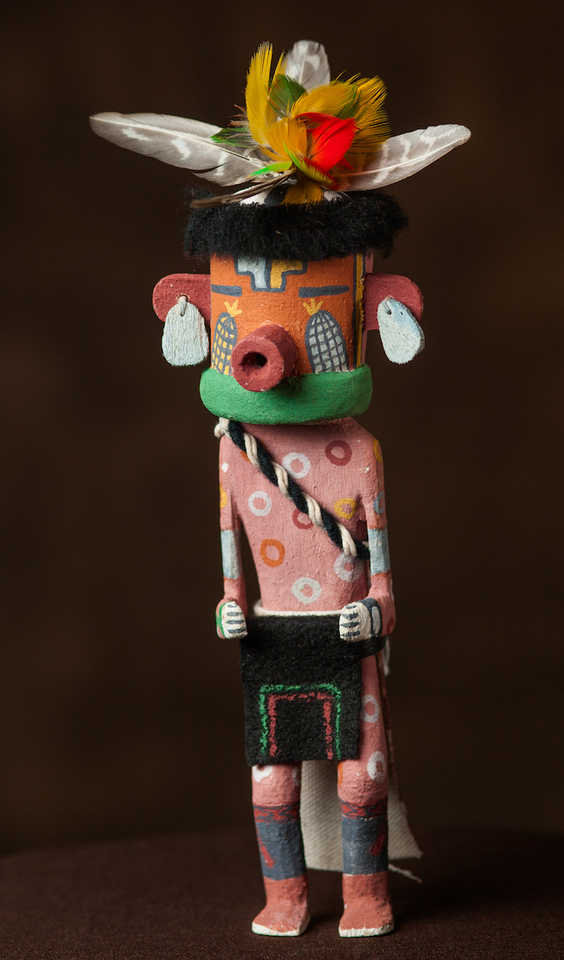 Ka'e, Corn Dancer Katsina by Marc Bilagody
