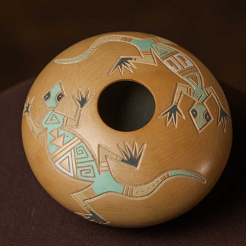 Small Handcrafted Clay Pottery by Wallace Youvella