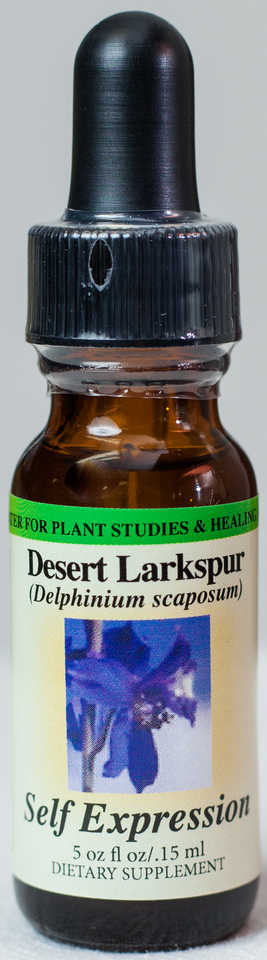 Desert Larkspur (Self Expression) Flower Essence  - Center for Plant Studies & Healing Arts.