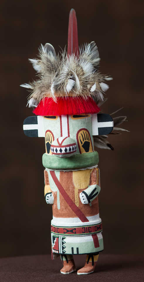 Blue Badger Katsina by Wayland Namingha Jr.