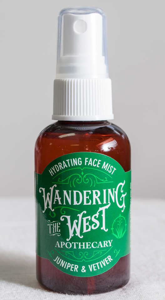 Juniper and Vetiver Hydrating Face Mist 4 oz. - Winter Sun
