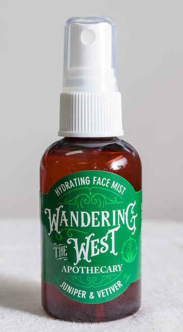 Juniper and Vetiver Hydrating Face Mist 2 oz. - Wandering The West