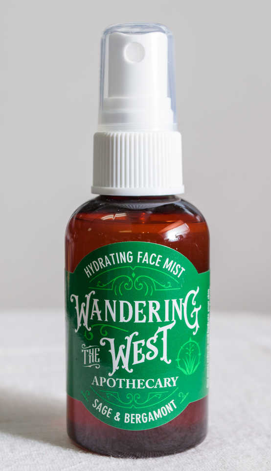 Sage & Bergamot Hydrating Face Mist 2 oz. - Wandering The West